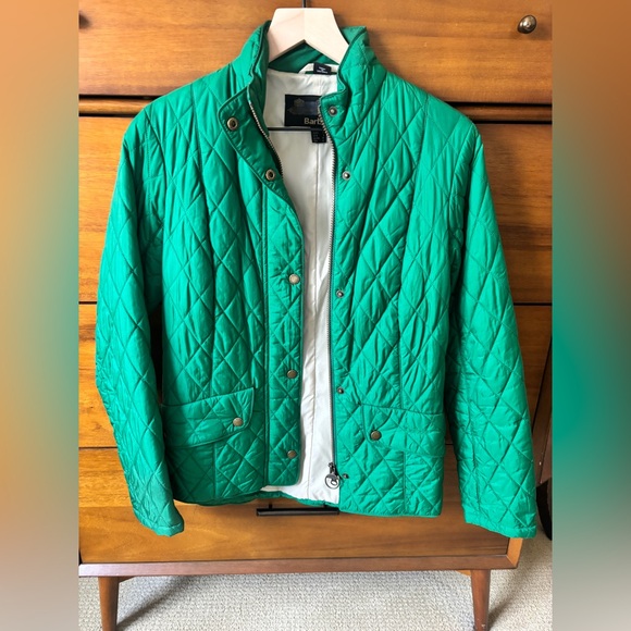 Barbour Women’s Flyweight Calvary Green Quilted Jacket 12
